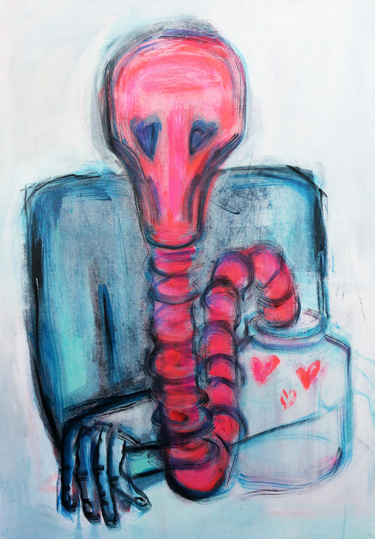 >>The last breath of love<< (70x100cm painting)
