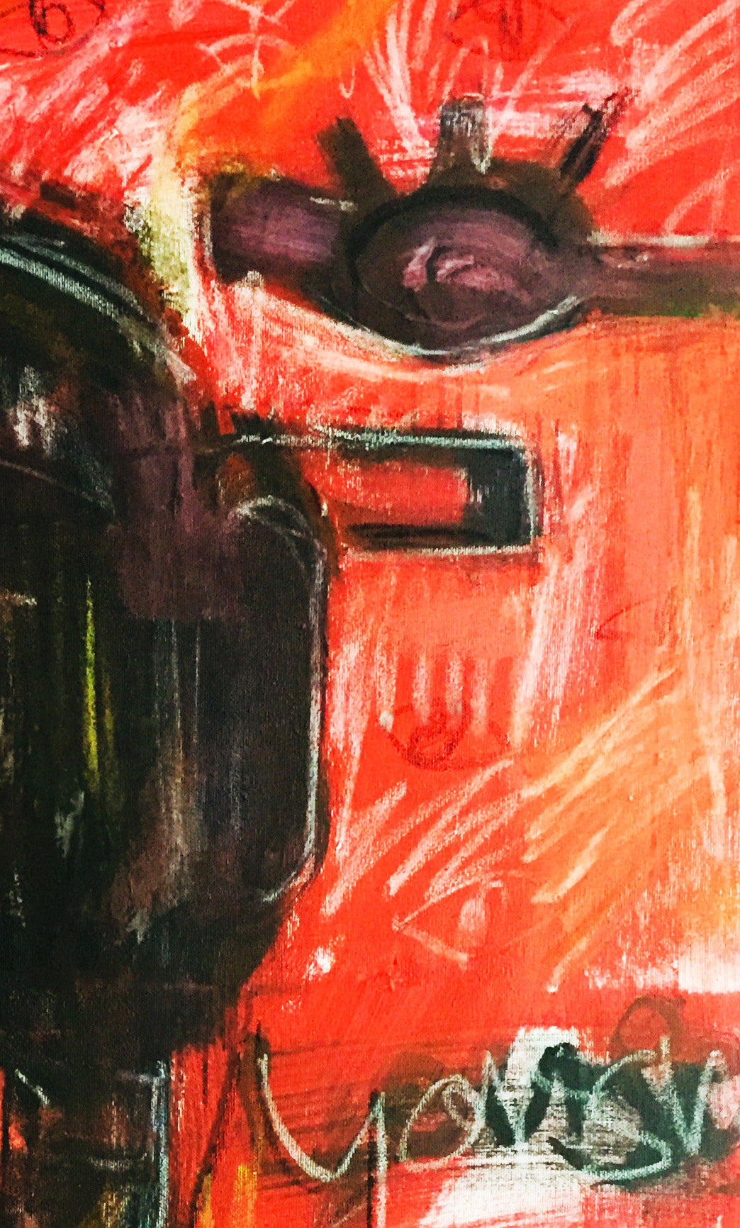 >> False face <<  (70x100 cm, painting)